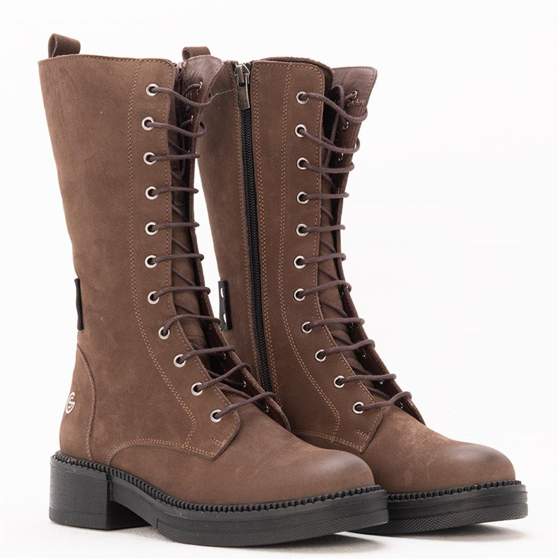 Gusse Fina Kadın Hakiki Nubuk Deri Çizme 241052