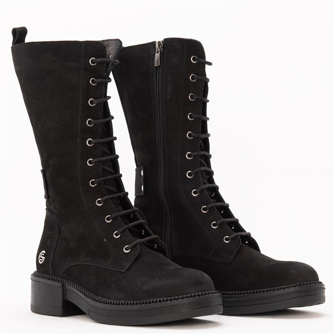 Gusse Fina Kadın Hakiki Nubuk Deri Çizme 241052