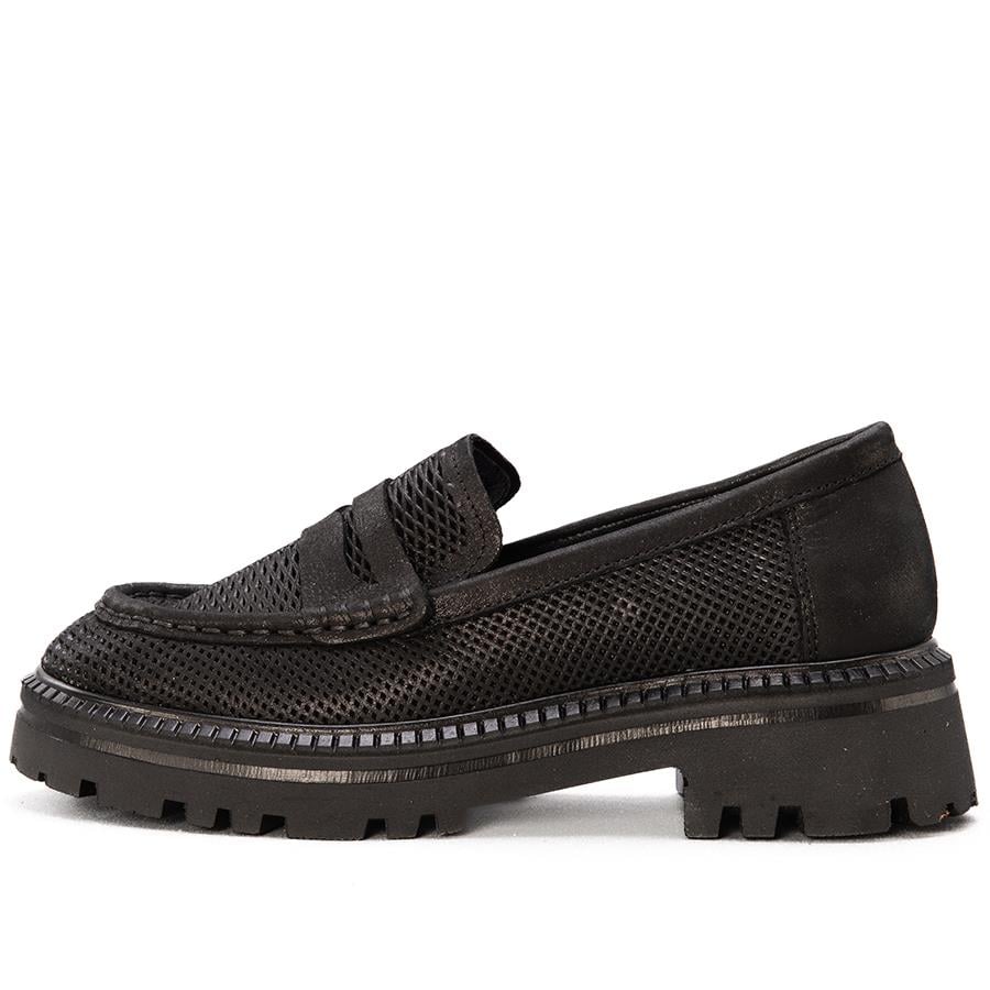 Gusse Franny Kadın Hakiki Simli Deri Sneaker 820