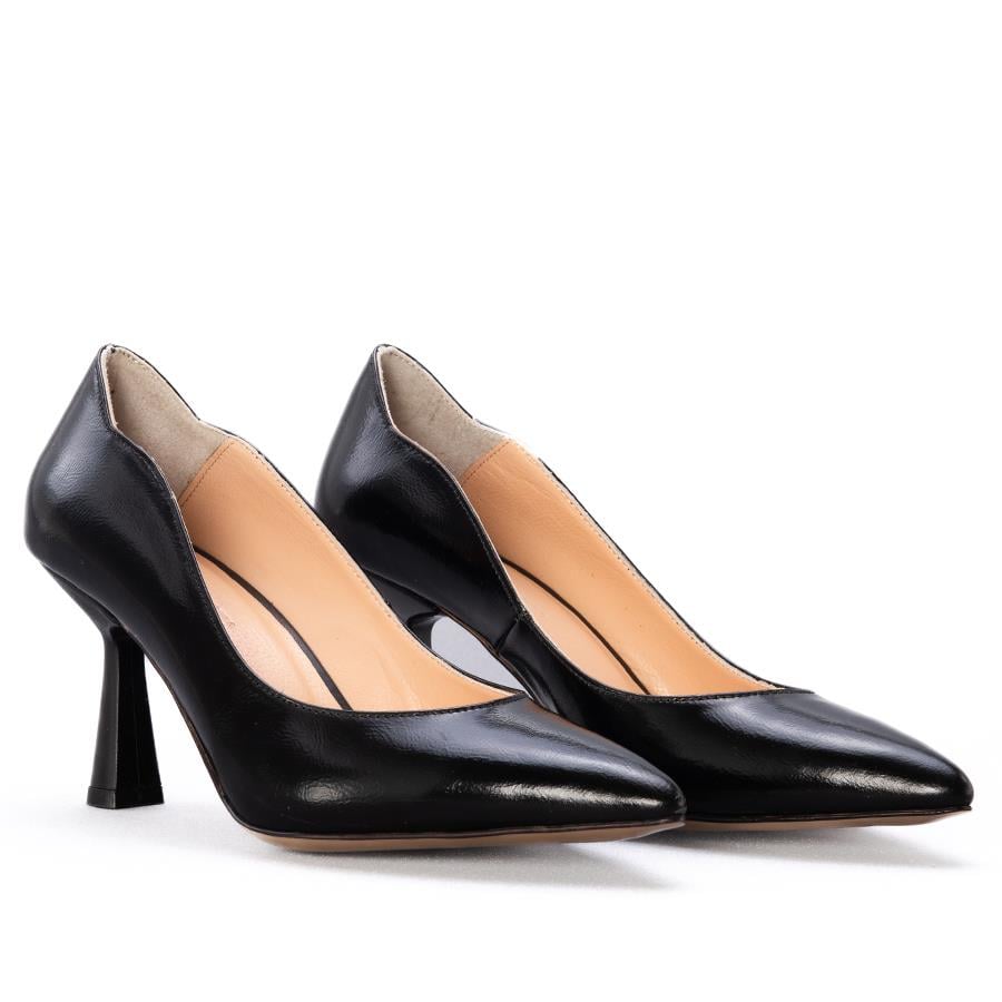 Gusse Gema Kadın Hakiki Rugan Deri Stiletto K1605