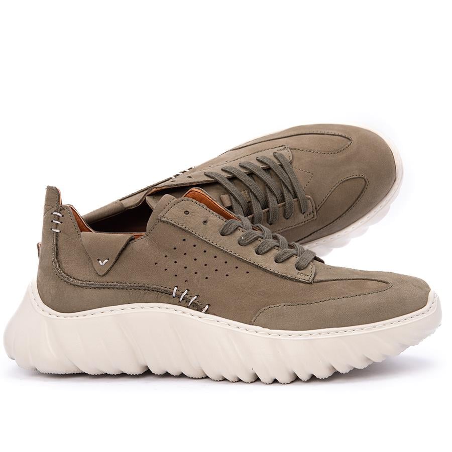 Gusse Grand Erkek Hakiki Nubuk Deri Sneaker Ayakkabı 21337-1