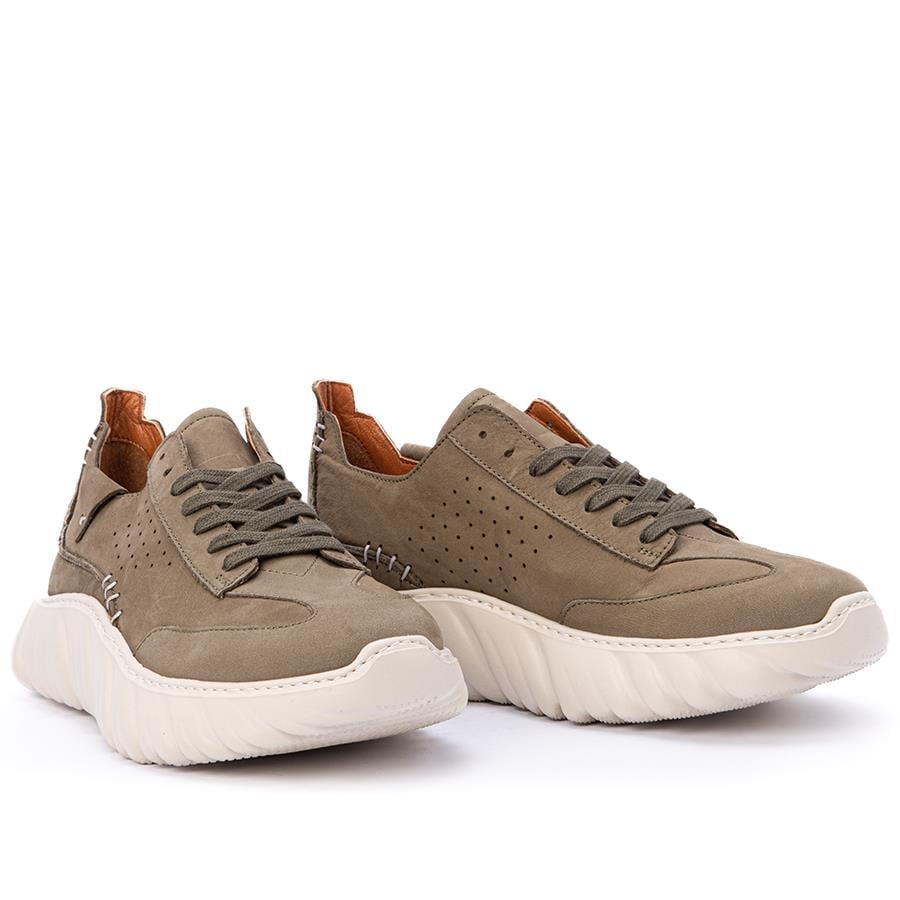 Gusse Grand Erkek Hakiki Nubuk Deri Sneaker Ayakkabı 21337-1