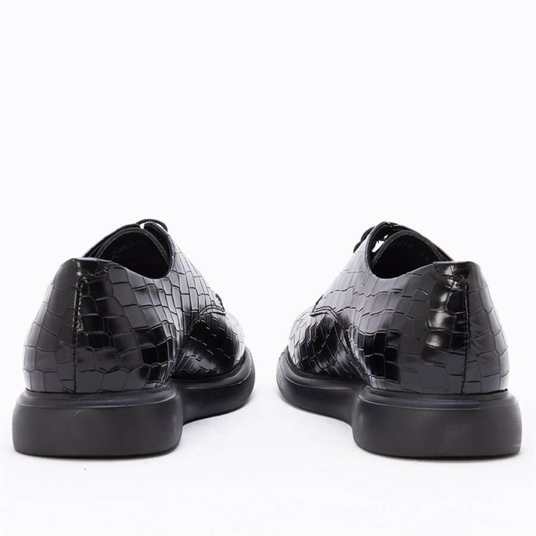 GUSSE JAYDEN ERKEK HAKİKİ RUGAN KROKO DERİ AYAKKABI-226815-7