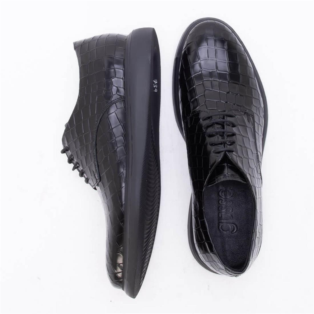 GUSSE JAYDEN ERKEK HAKİKİ RUGAN KROKO DERİ AYAKKABI-226815-7