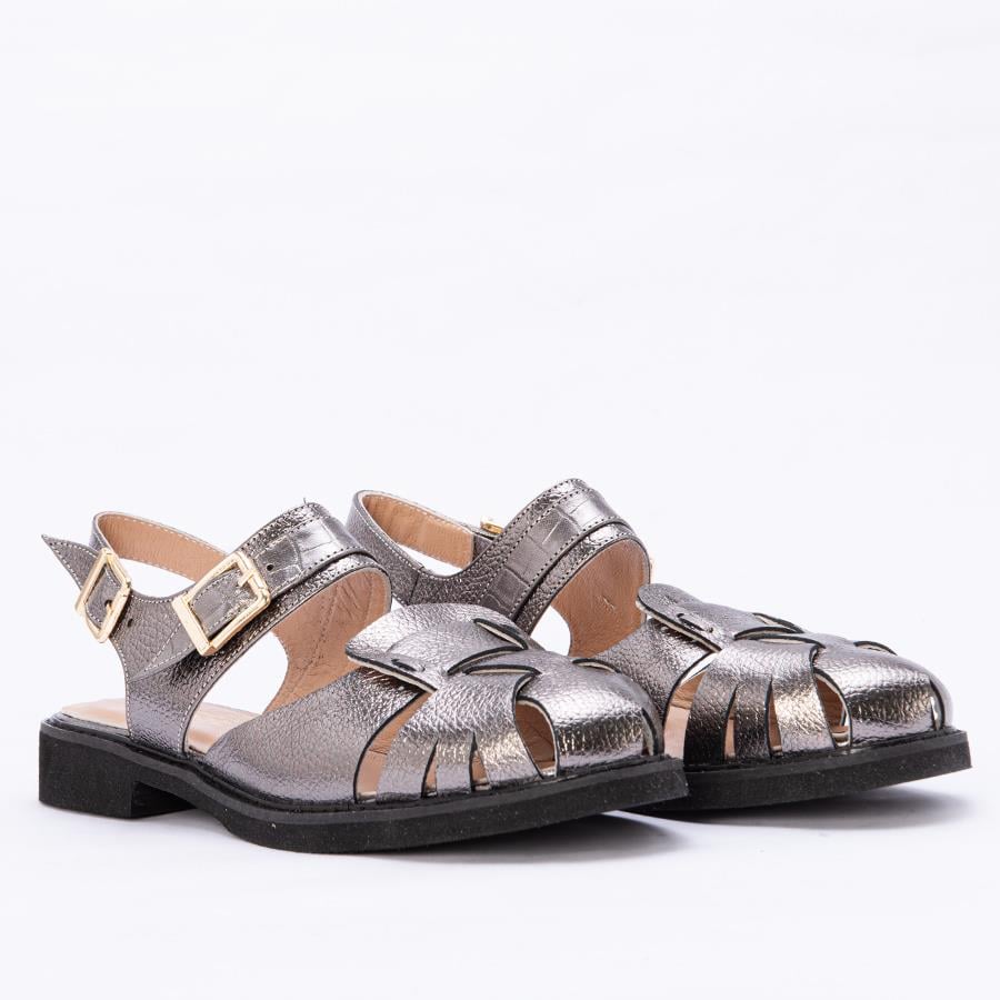 Gusse Kemerlote Kadın Hakiki  Deri Babet K151103