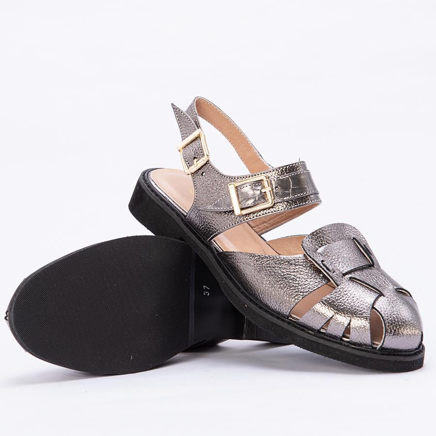 Gusse Kemerlote Kadın Hakiki  Deri Babet K151103