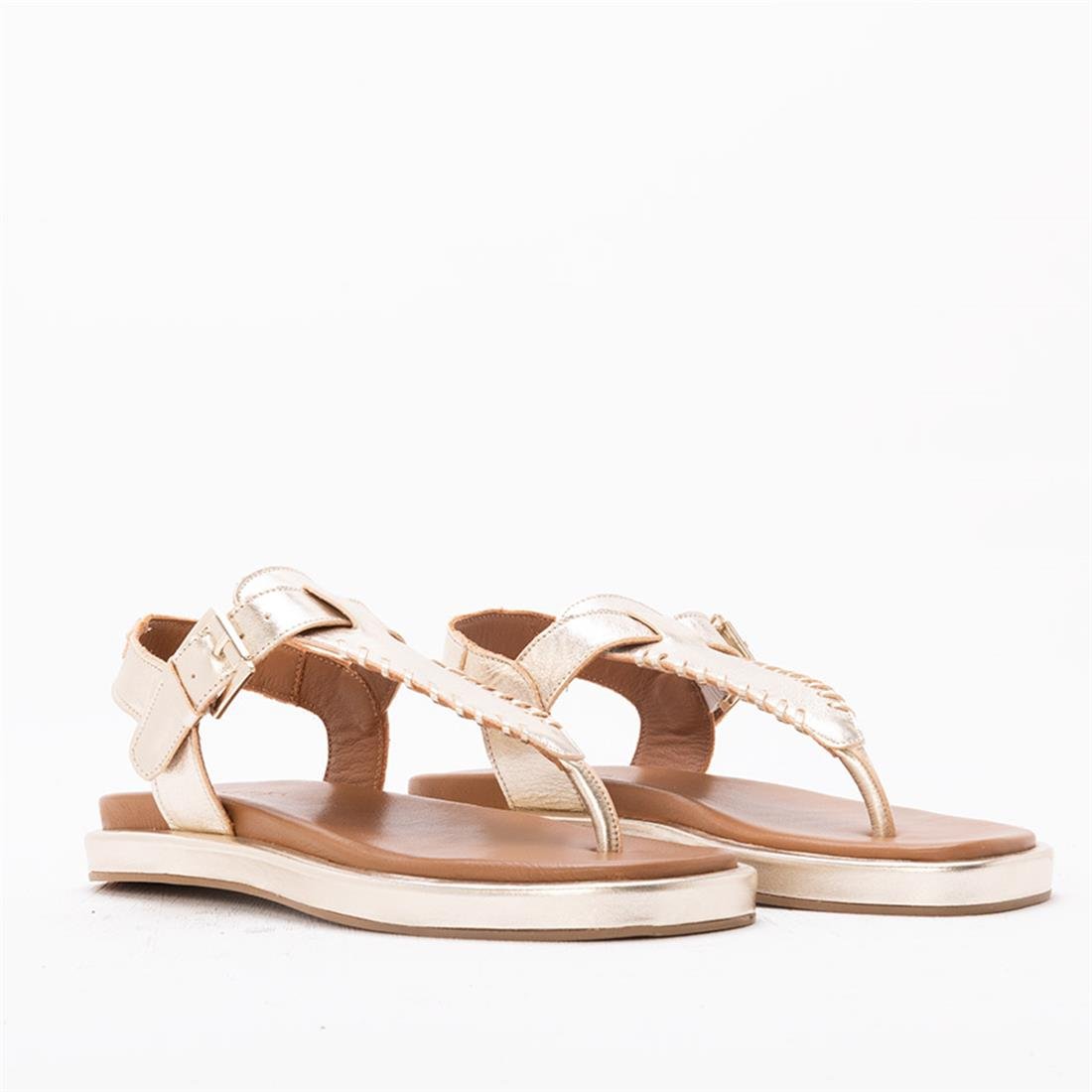 GUSSE KIRA KADIN HAKIKI DERI SANDALET 131300