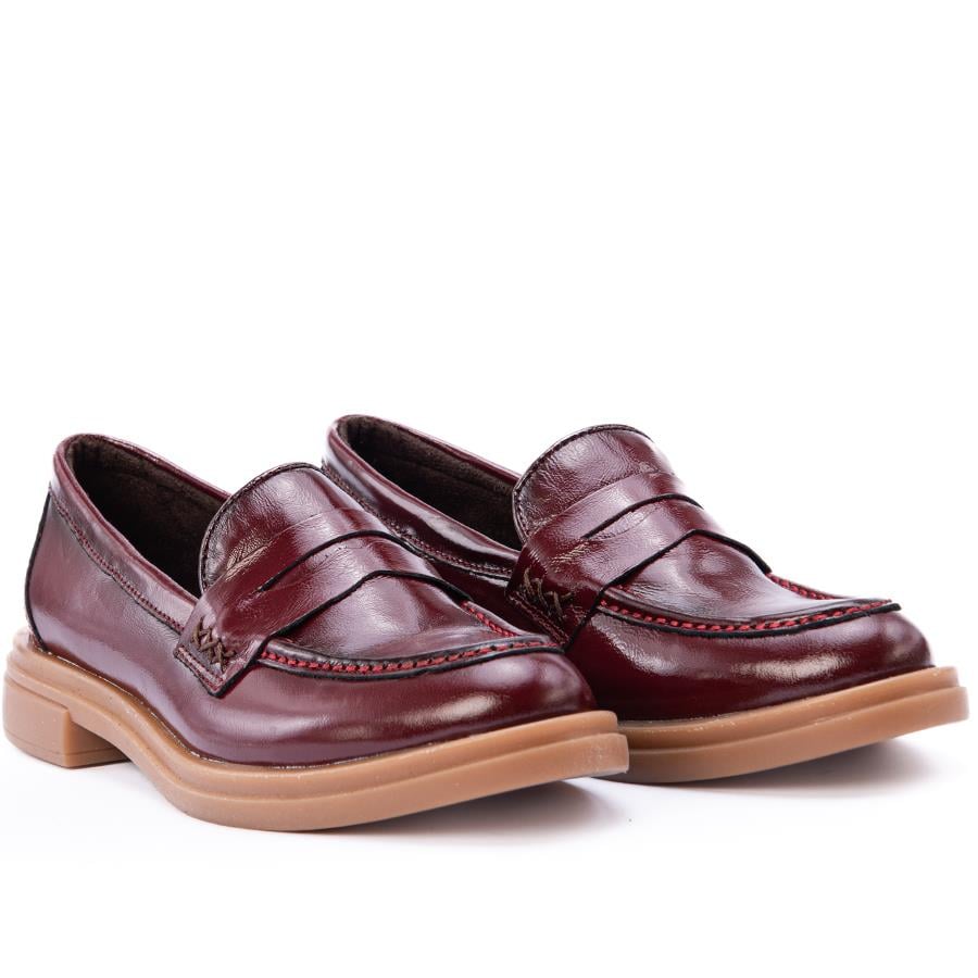 Gusse Letizia Kadın Hakiki Rugan Deri Loafer Ayakkabı 200-3