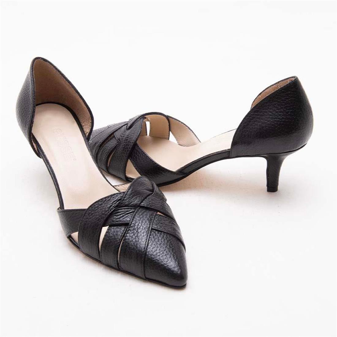GUSSE LIDIA KADIN HAKIKI DERI STILETTO AYAKKABI K152