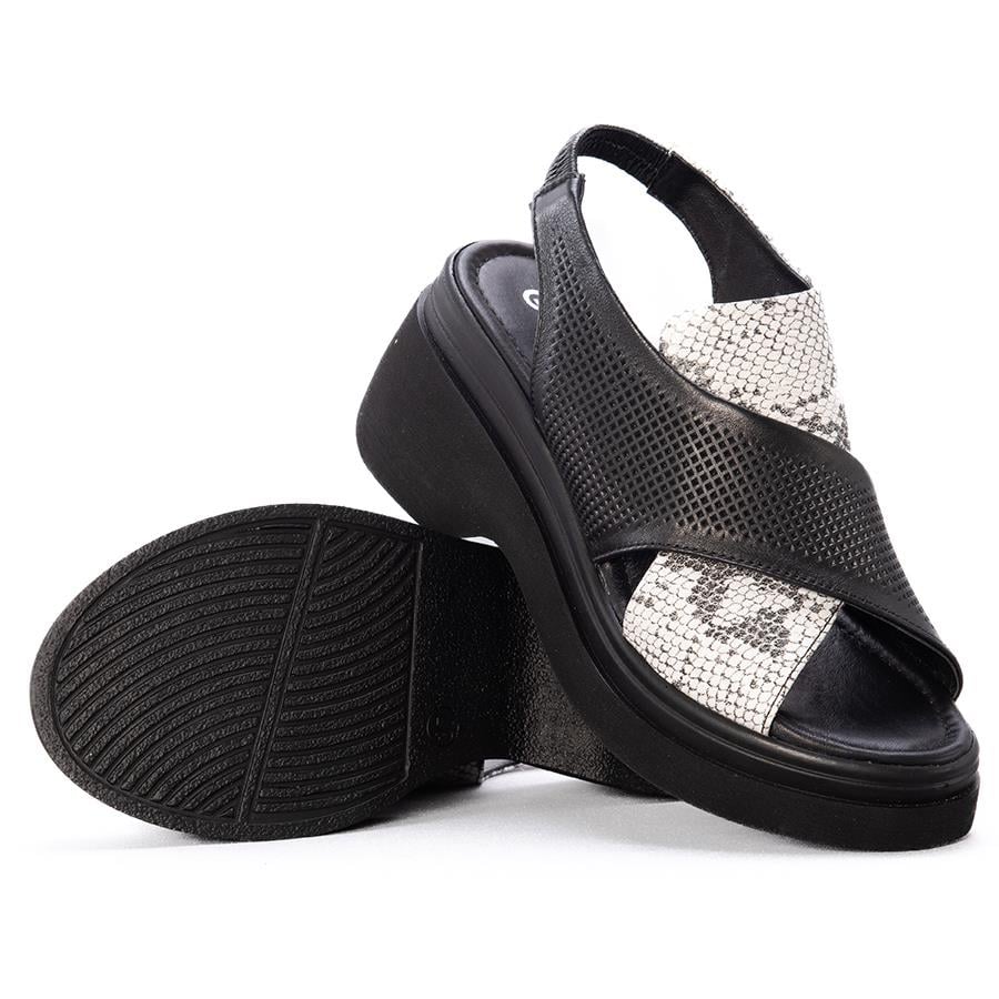 Gusse Lidya Kadın Hakiki Deri Sandalet 64001