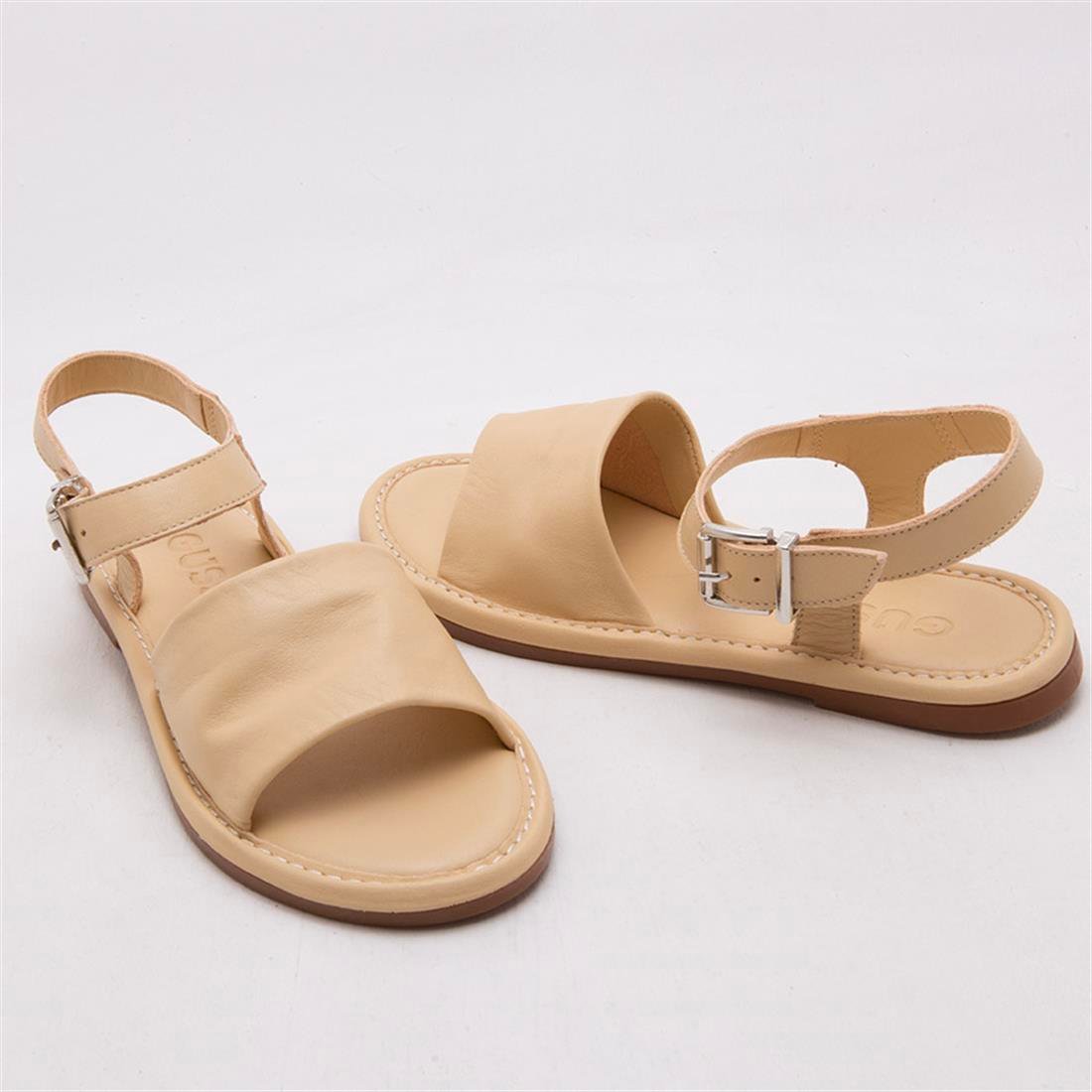 GUSSE LONE KADIN HAKIKI DERI SANDALET 242303