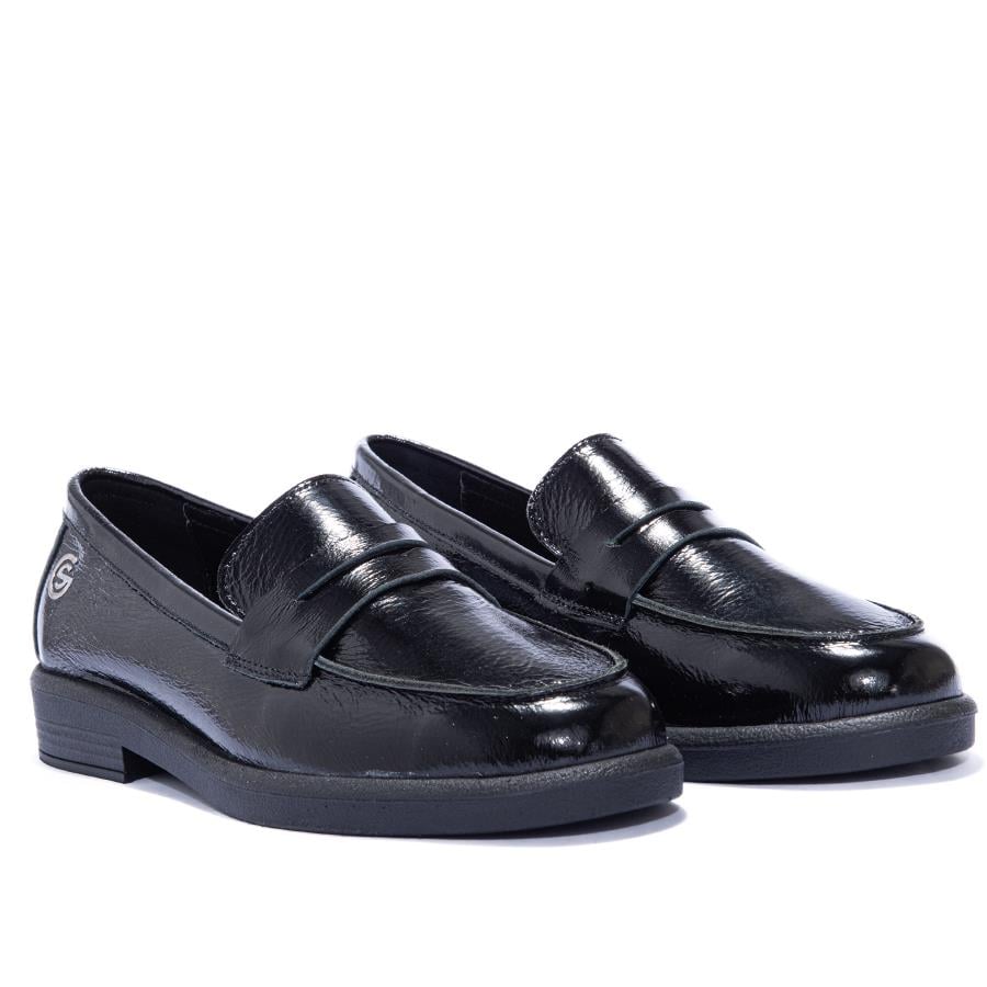 Gusse Loren Kadın Hakiki Rugan Deri Loafer Ayakkabı 2121L