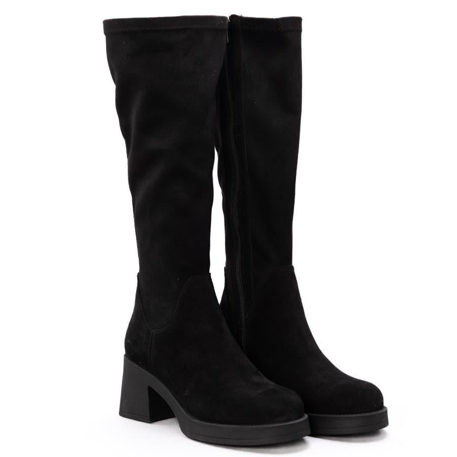 Gusse Lupita Hakiki Süet Deri Çizme 24403-2