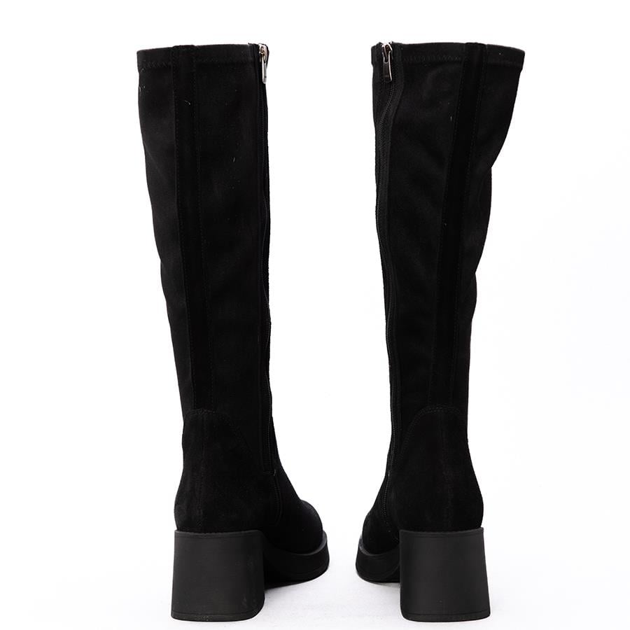 Gusse Lupita Hakiki Süet Deri Çizme 24403-2