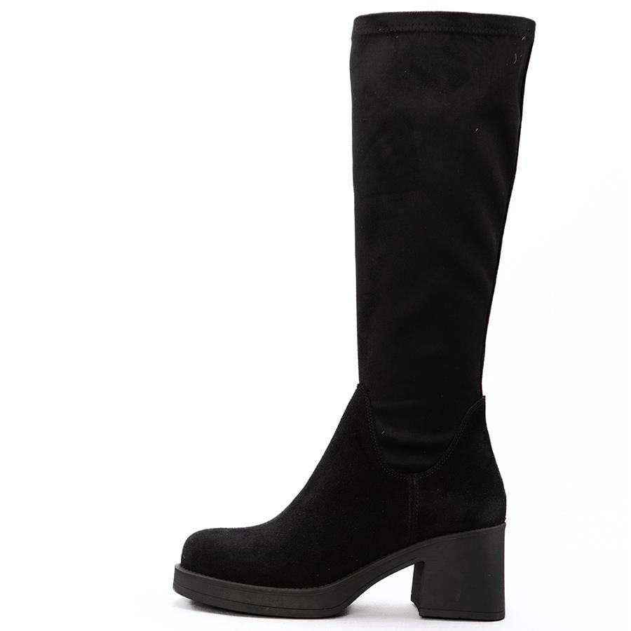 Gusse Lupita Hakiki Süet Deri Çizme 24403-2