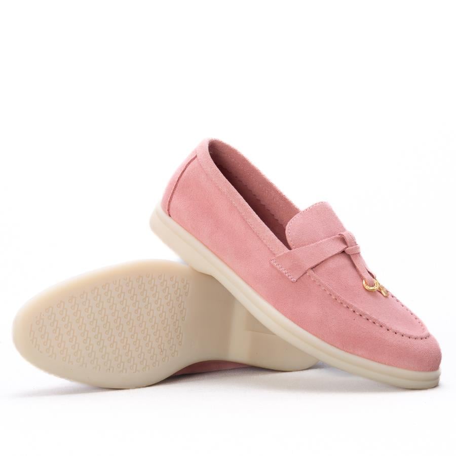 Gusse Maggie Kadın Hakiki Süet Deri Babet 3012