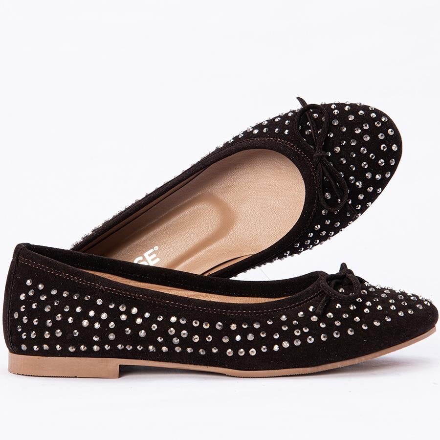 Gusse Mahsunta Kadın Hakiki Süet Deri Babet 15124-2