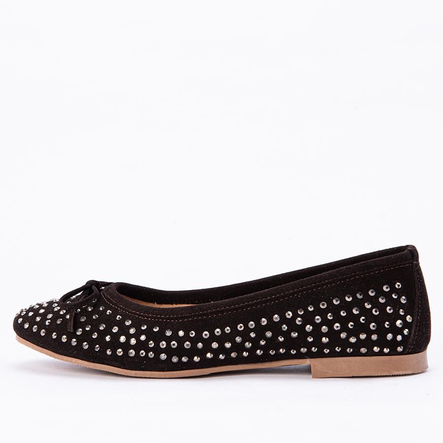 Gusse Mahsunta Kadın Hakiki Süet Deri Babet 15124-2