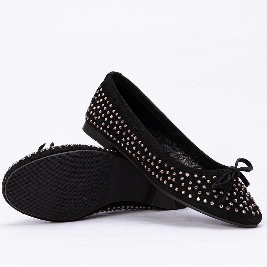 Gusse Mahsunta Kadın Hakiki Süet Deri Babet 15124-2