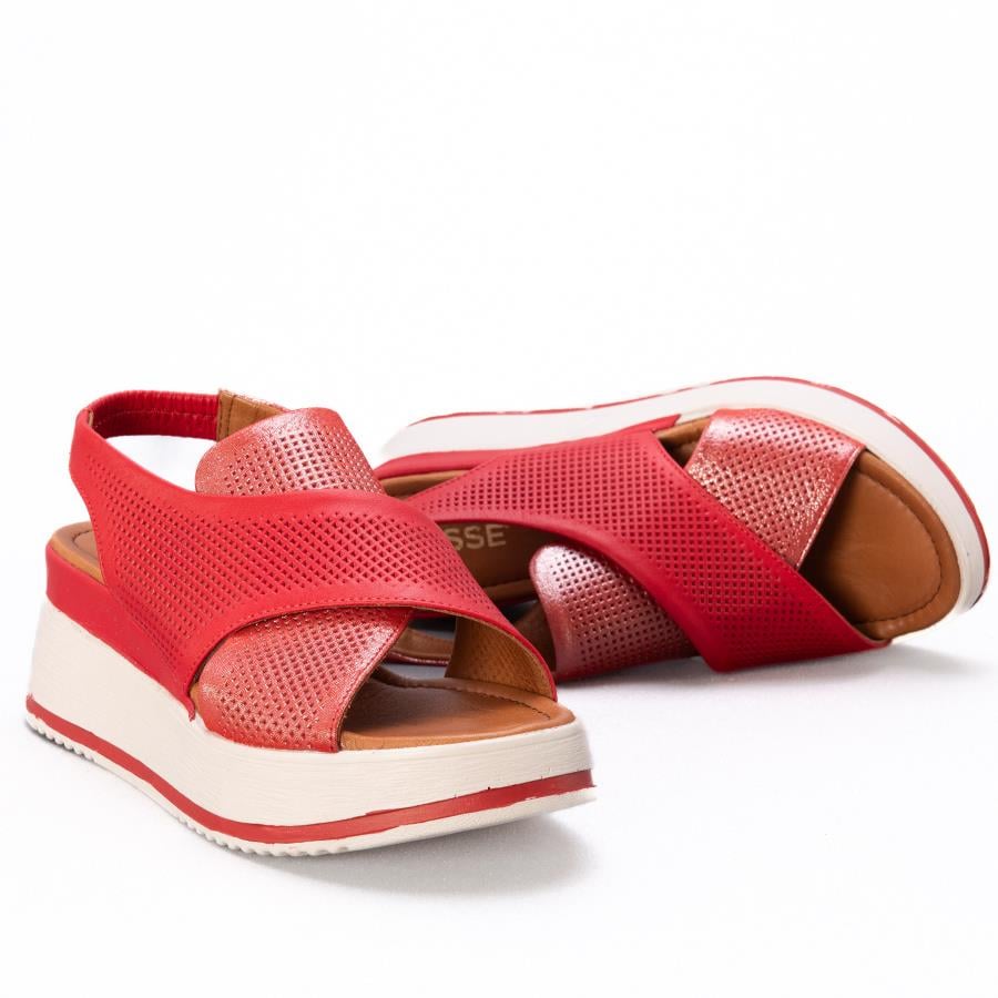 Gusse Menessa Kadın Hakiki Deri Sandalet 50003