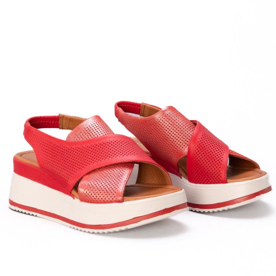 Gusse Menessa Kadın Hakiki Deri Sandalet 50003