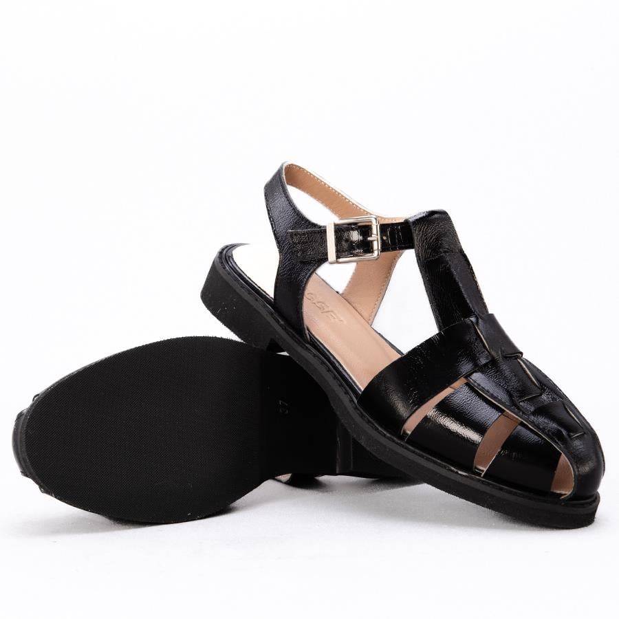 Gusse Merlotte Kadın Hakiki Rugan Deri Sandalet K151116-3