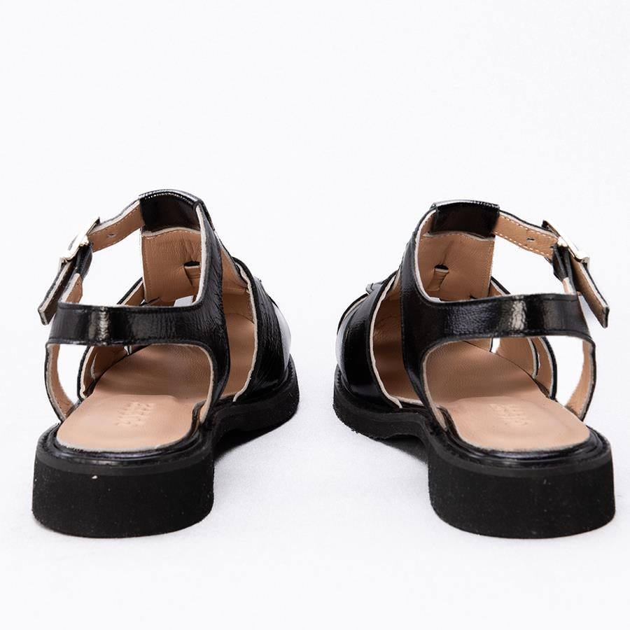 Gusse Merlotte Kadın Hakiki Rugan Deri Sandalet K151116-3