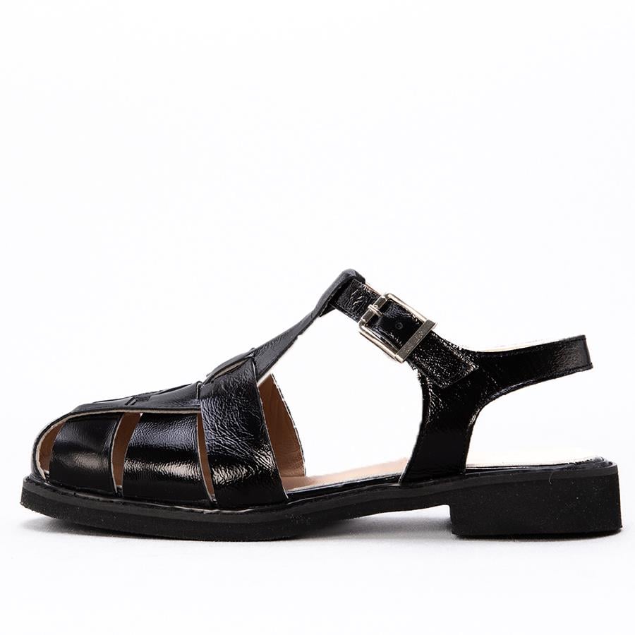 Gusse Merlotte Kadın Hakiki Rugan Deri Sandalet K151116-3