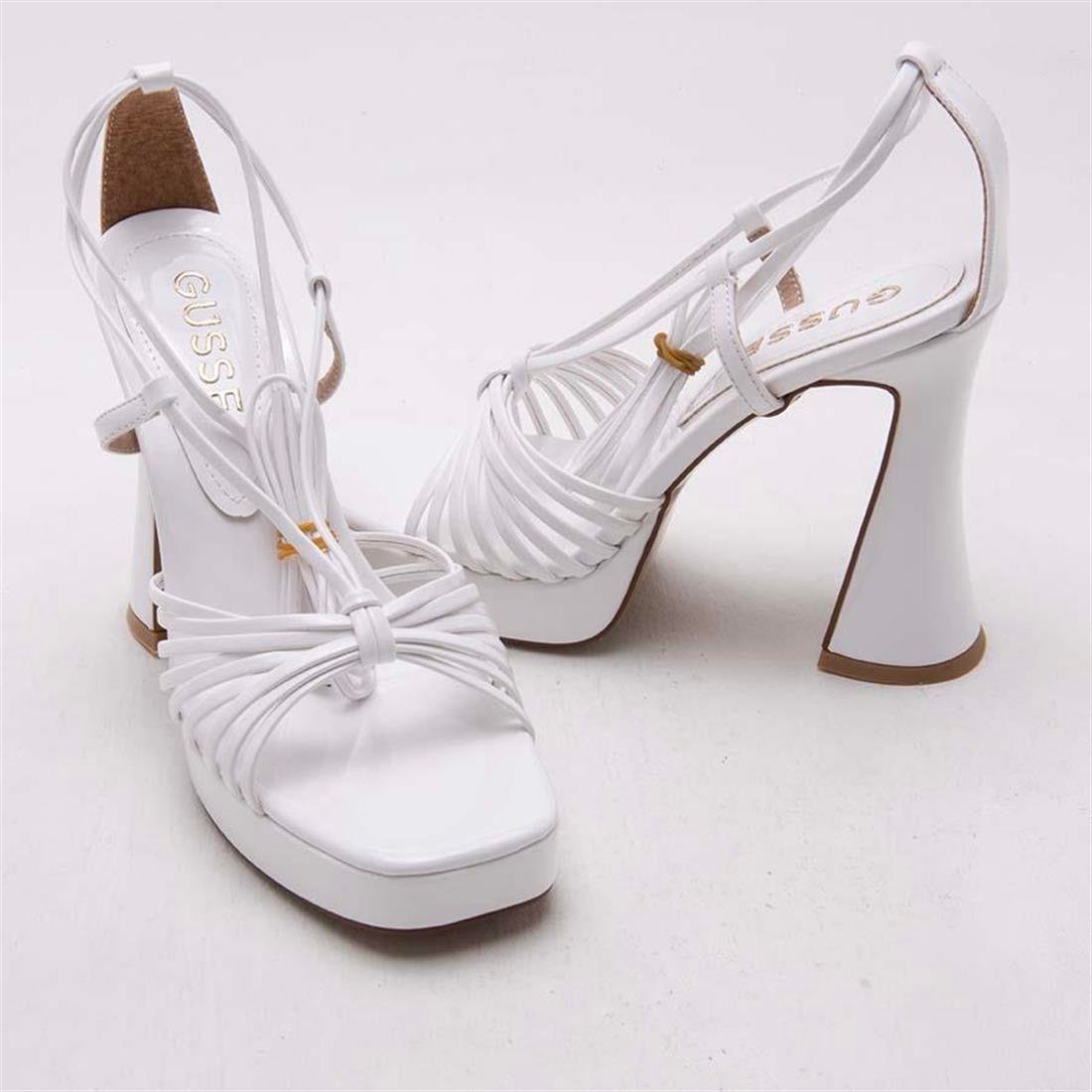 GUSSE MORENA KADIN  RUGAN DERI PLATFORM SANDALET 2060