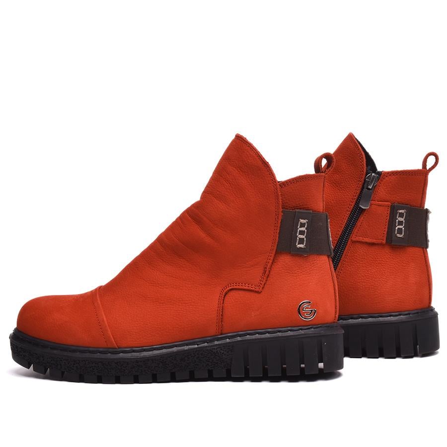 Gusse Neagley Kadın Hakiki Nubuk Deri Bot-452