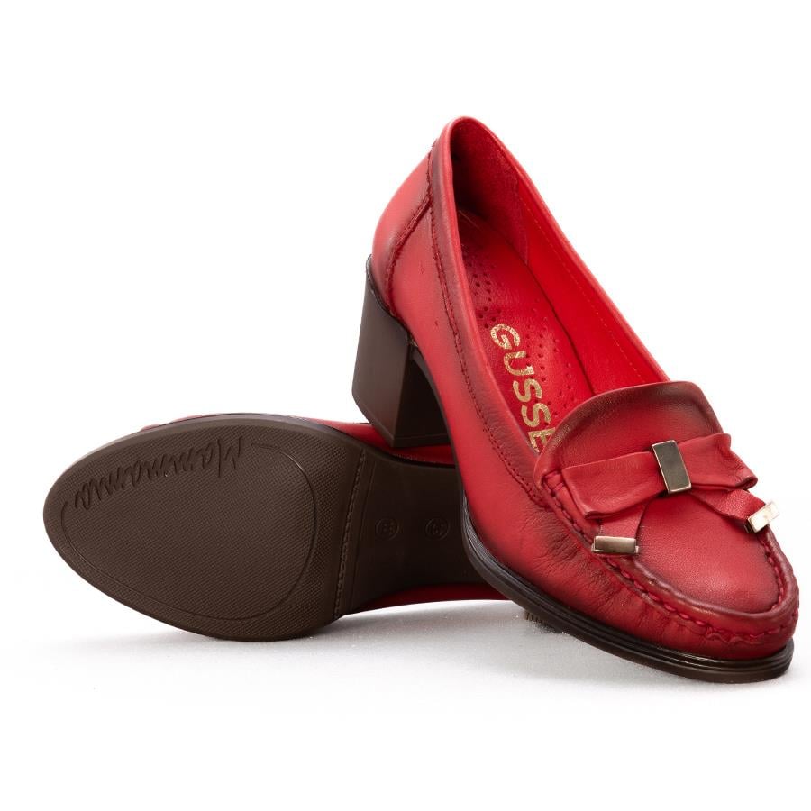 Gusse Omar Kadın Hakiki Deri Günkük Topuklu Ayakkabı 680