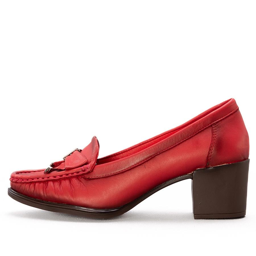 Gusse Omar Kadın Hakiki Deri Günkük Topuklu Ayakkabı 680