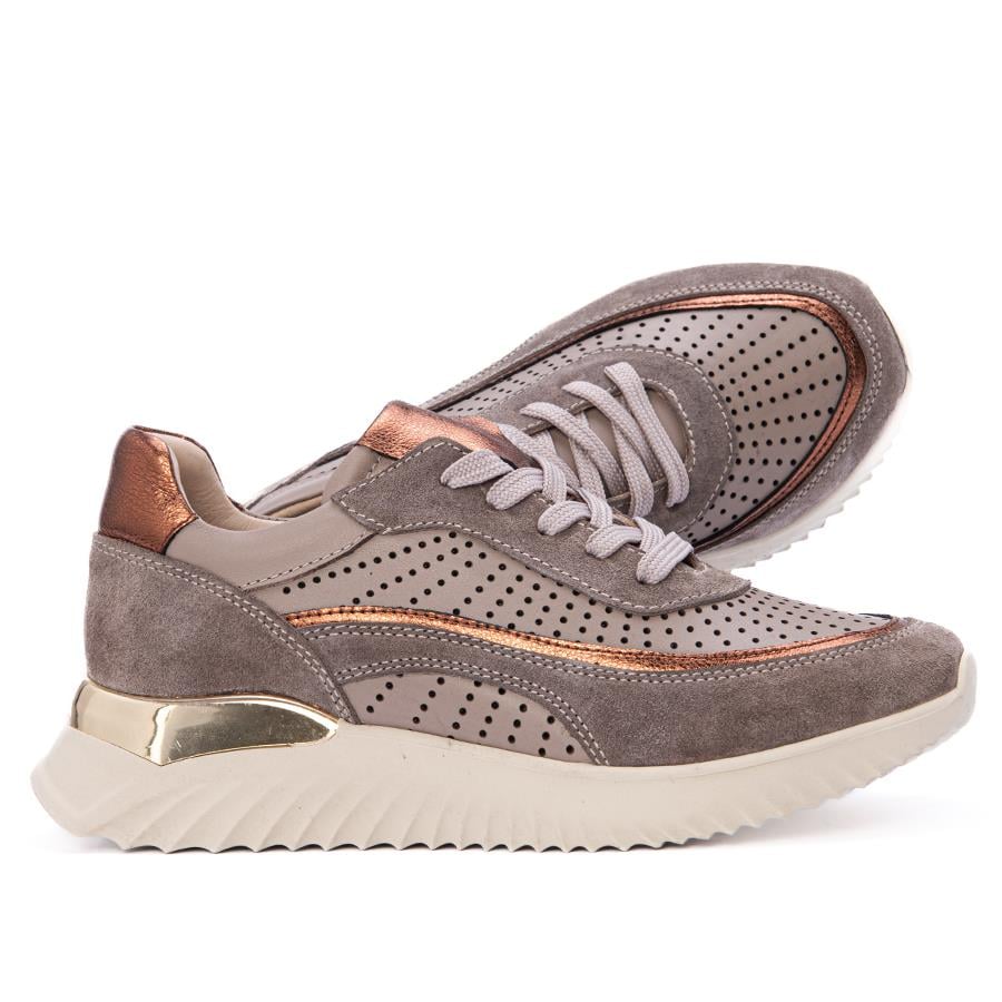 Gusse Poena Kadın Hakiki Nubuk Deri Sneaker Ayakkabı 25078