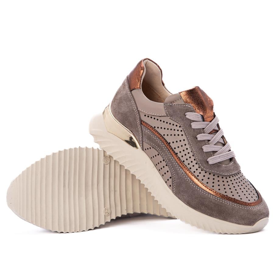 Gusse Poena Kadın Hakiki Nubuk Deri Sneaker Ayakkabı 25078