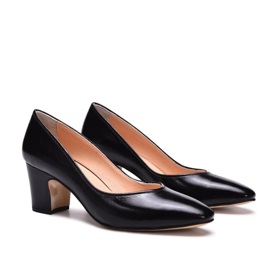 Gusse Renata Kadın Hakiki Rugan  Deri Stiletto K1582-3