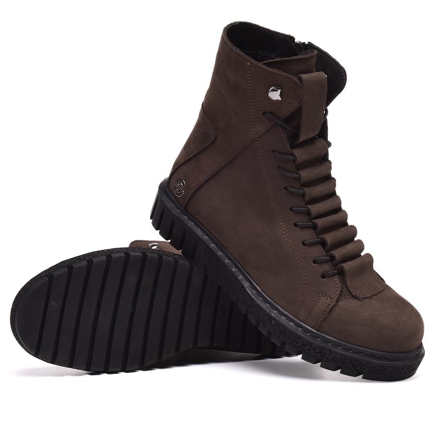 Gusse Rosco Kadın Hakiki Nubuk Deri Bot-421