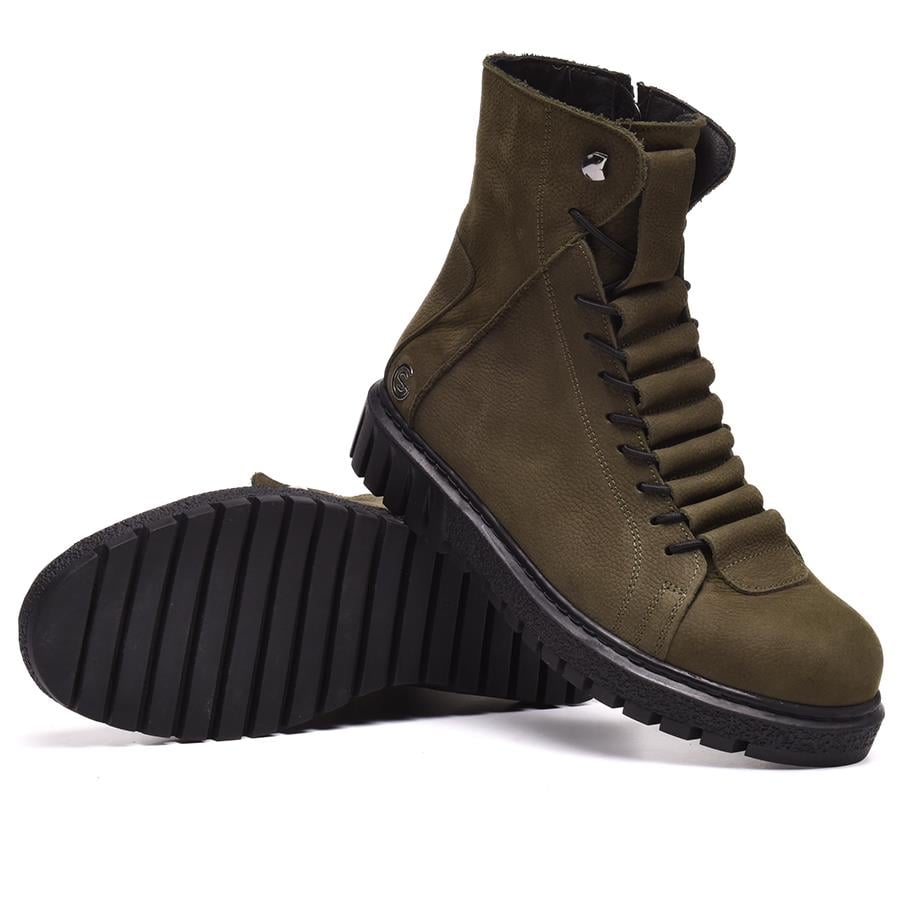 Gusse Rosco Kadın Hakiki Nubuk Deri Bot-421