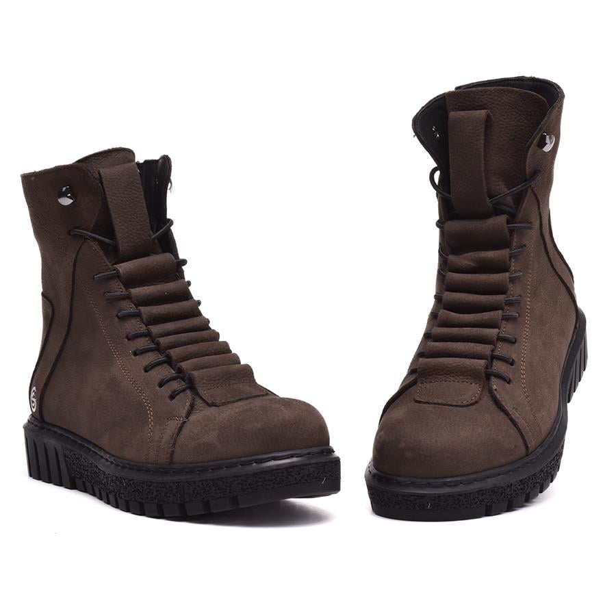 Gusse Rosco Kadın Hakiki Nubuk Deri Bot-421