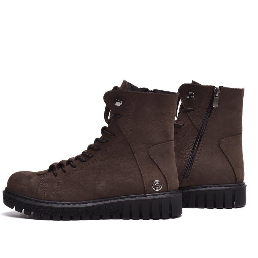 Gusse Rosco Kadın Hakiki Nubuk Deri Bot-421