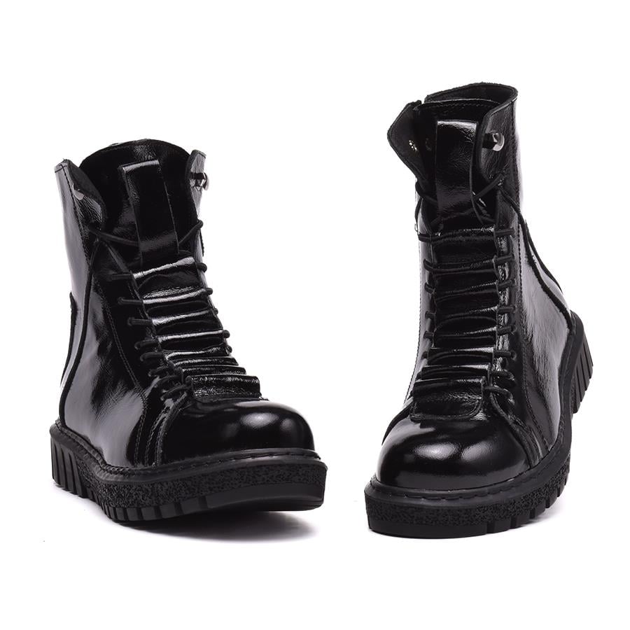 Gusse Rosco Kadın Rugan Hakiki Deri Bot-421