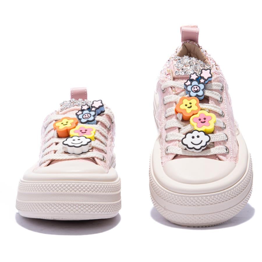 Gusse Scootland Kadın Emoji Taşlı Spor Sneaker Ayakkabı 19000-4