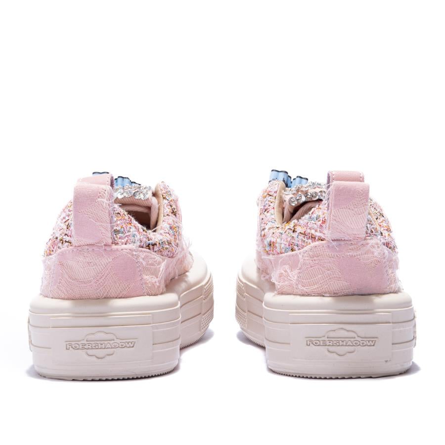 Gusse Scootland Kadın Emoji Taşlı Spor Sneaker Ayakkabı 19000-4