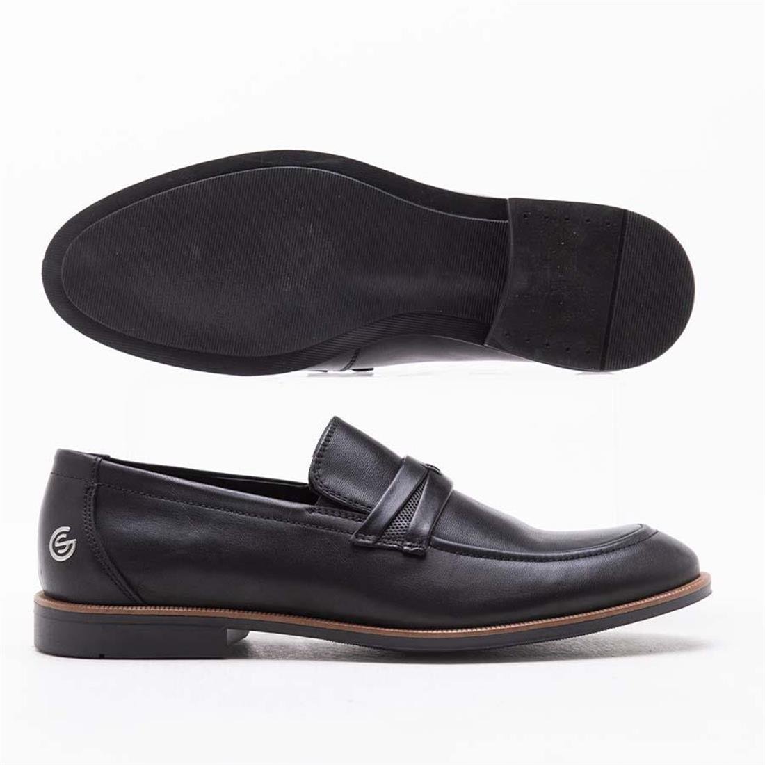 GUSSE STEVE ERKEK KAHVERENGI HAKIKI DERI LOAFER AYAKKABI 7051