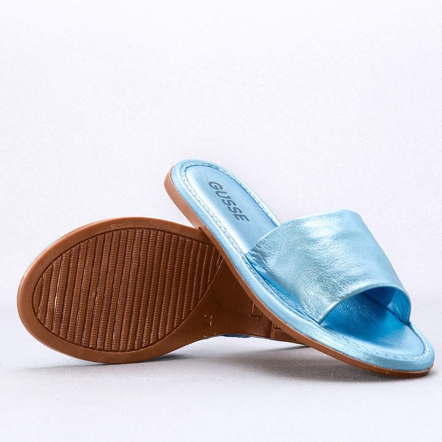 Gusse Tammy Kadın Hakiki Deri Memory Foam Terlik 242305-P