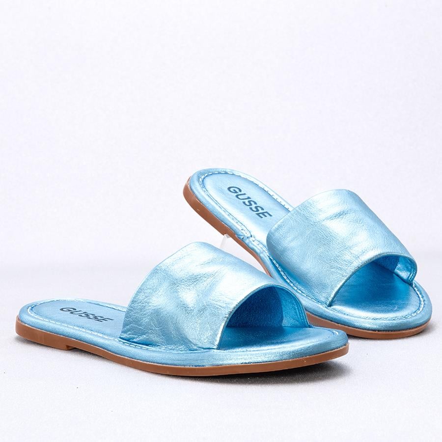 Gusse Tammy Kadın Hakiki Deri Memory Foam Terlik 242305-P