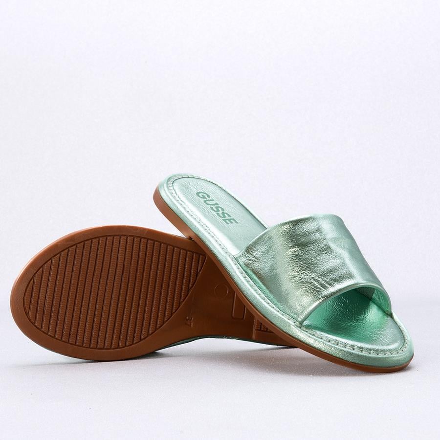 Gusse Tammy Kadın Hakiki Deri Memory Foam Terlik 242305-P