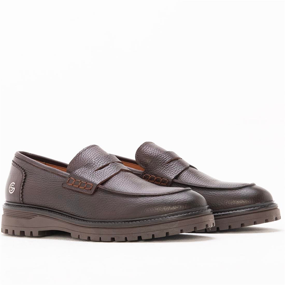 Gusse Till Erkek Hakiki Deri Günlük Ayakkabı 247203