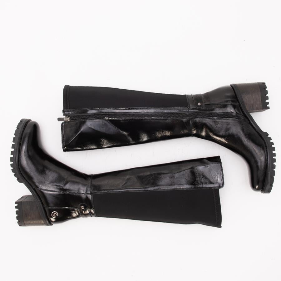 Gusse Verena Kadın Hakiki Rugan Deri Çizme 241244