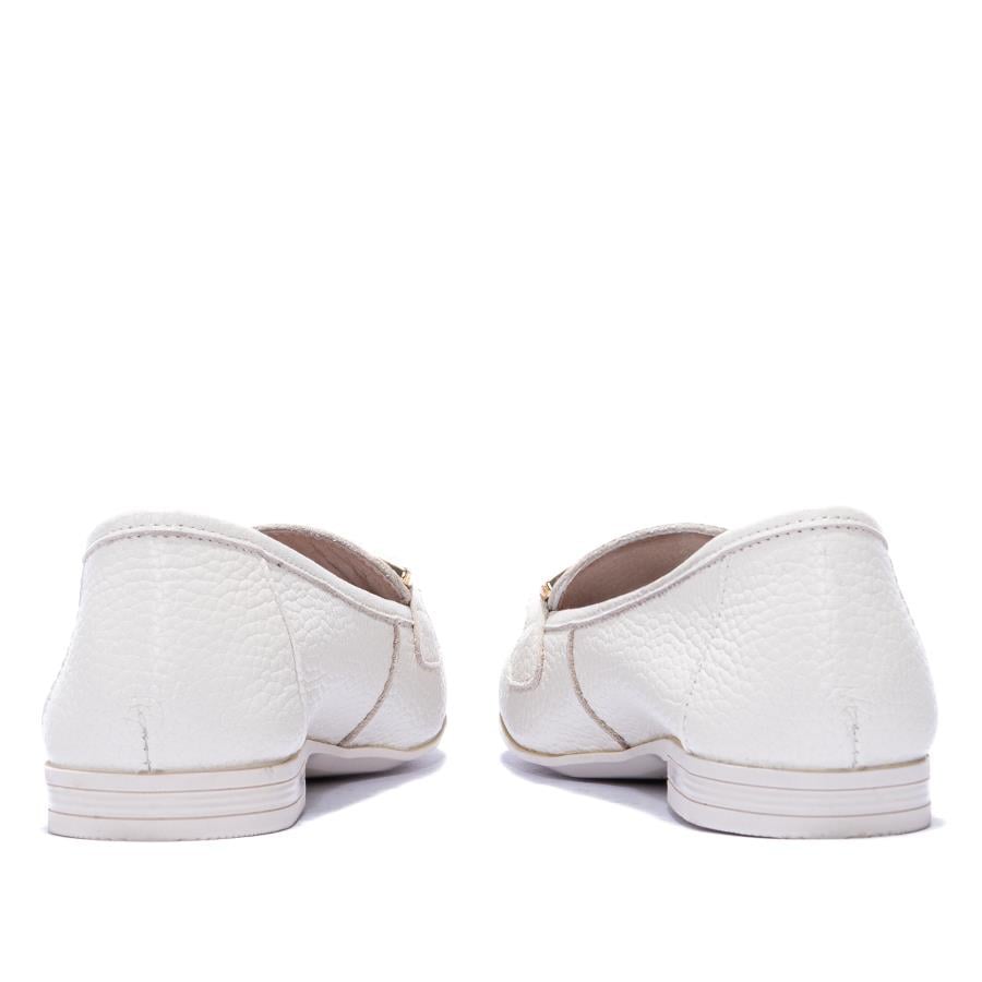 Gusse Vittora Kadın Hakiki Taş İşlemeli Deri Babet 25020