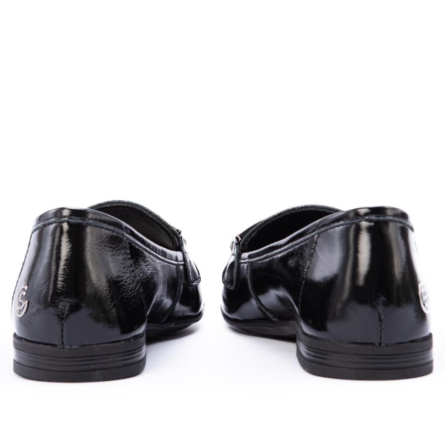 Gusse Vittora Kadın Hakiki Taş Tokalı Rugan Deri Babet 25020-3